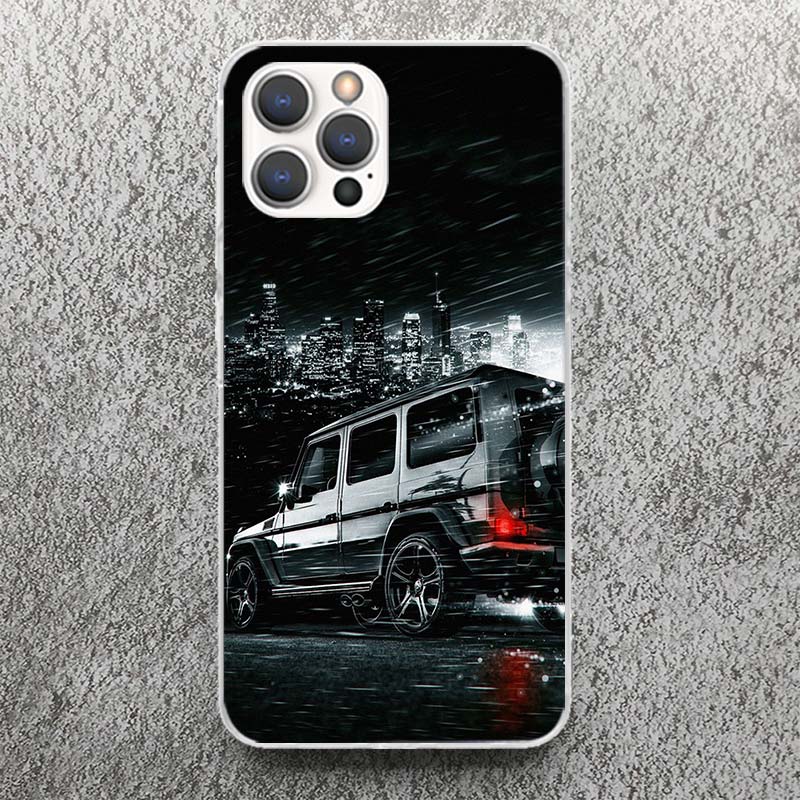 Sport Car C63 E63 S63 G63 Phone Case For Apple iPhone 16 15 14 13 12 11 Pro Max Mini XS XR X 7 Plus 8 + SE Soft Silicone Print S