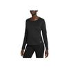 Therma-Fit One Fashionable Simple Stylish Long Sleeve T-Shirt Women Tops Black DD4928-010