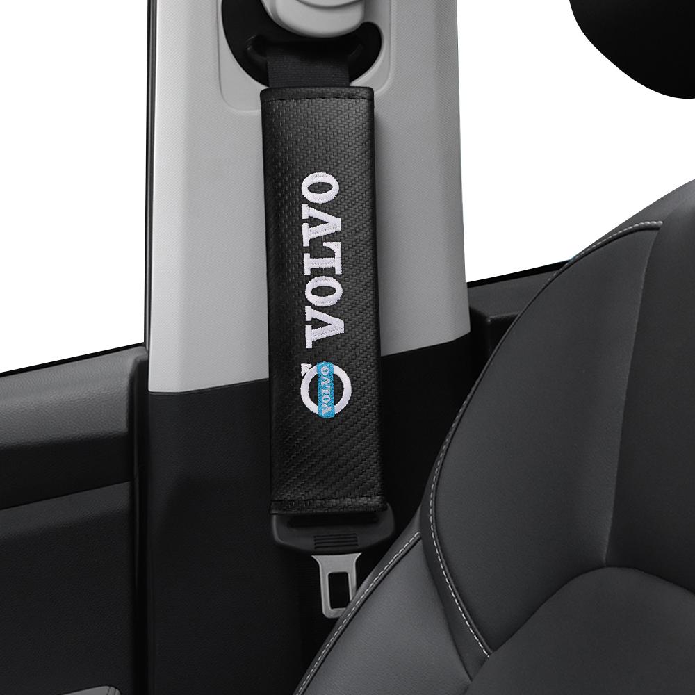 

1/2pcs Car Seat Belt Cover Seat Shoulder Belt Pad for VOLVO RDESIGN AWD V40 V50 S40 S80 XC60 S90 XC90 V50 S60 Auto Accessories