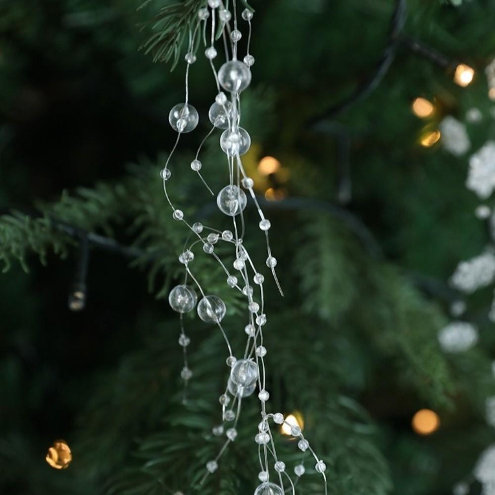 Christmas Tree Crystal Beads Curtain Acrylic Wedding Party Supplies Xmas Tree Garland  Home Decor
