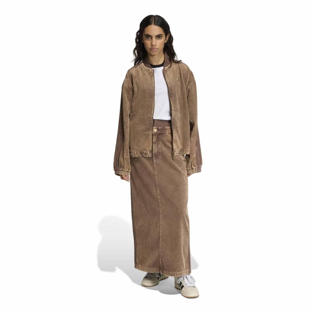 Adidas W Corduroy Sst Jacket Kd8781 Earthstrata