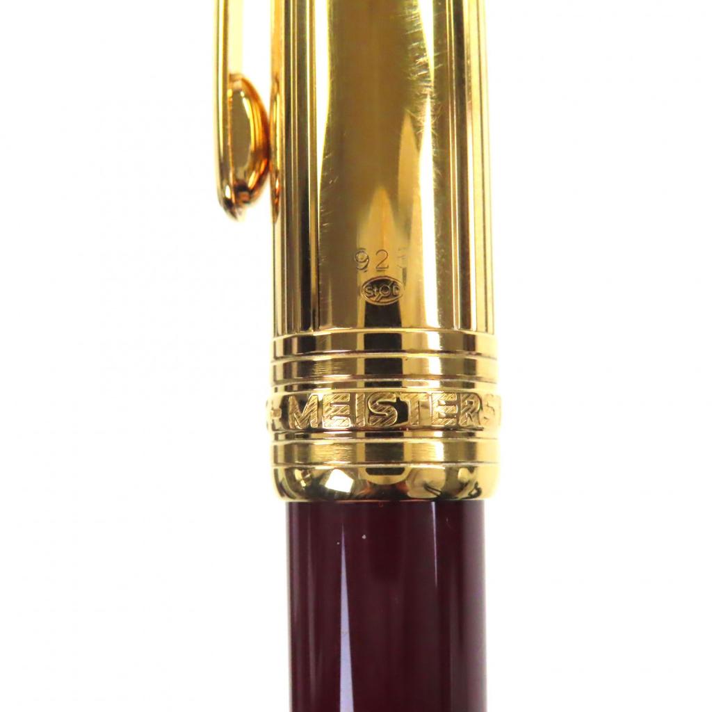 Great MONTBLANC Ballpoint pen Meisterstück Classic Solitaire Due Vermeil 925 Used