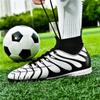 Herre Fotballsko Stor Størrelse Ultralette Fotballsko Gutter Sneakers Sklisikre AG/TF Fotballsko Ankelstøvler Unisex