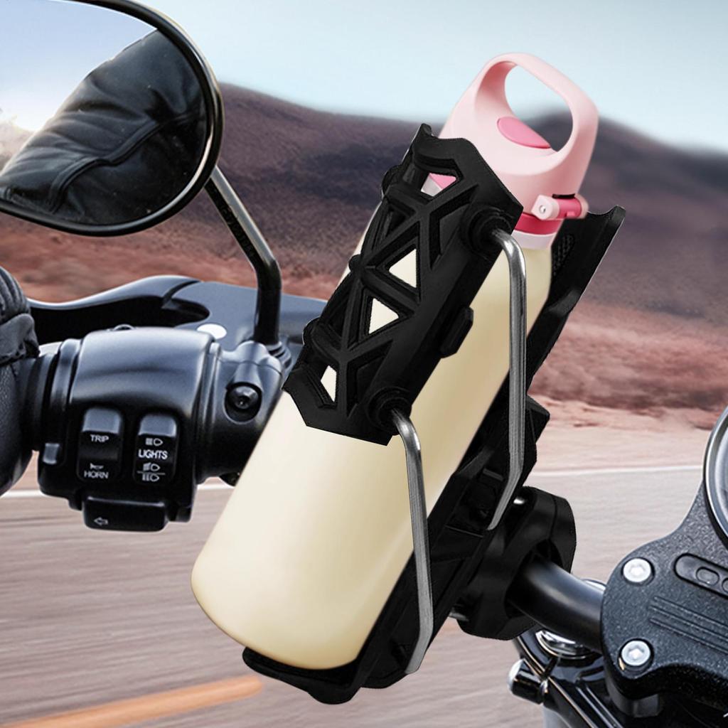 Motorcycle Drink Holder Adjustable Mountain Bike Water Bottle Holder Cycling Supplies For Road Outdoor Race Scooter Adventure