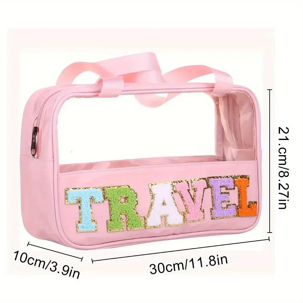 PVC Women Travel Storage Bag Waterproof Cosmetic Bag Makeup Bag Travel Organizer Bags Washbag Transparent Cosmetic Cases