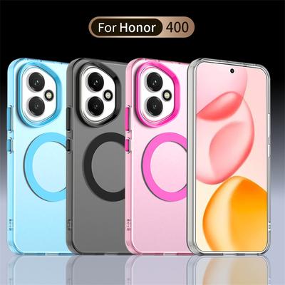 Custodia Magnetica For Honor 400 Globale Cover Ricarica Wireless Magsafe Honor 400 Pro Globale Custodia Protettiva Opaca per Telefono Honor 400