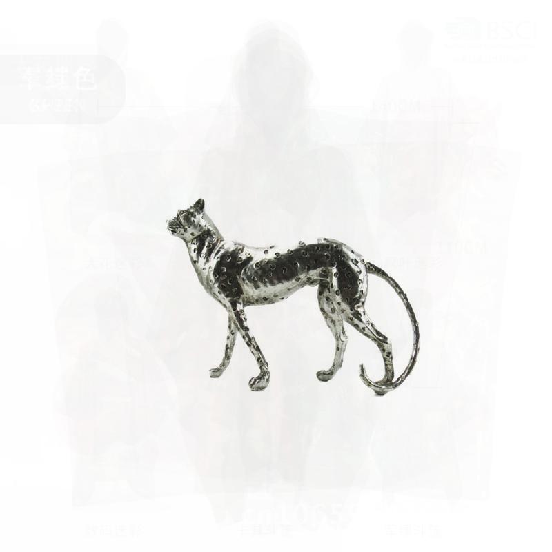 Leopard Resin Craft Home Office Desktop Decoration Tea Pet Ornament Antique Standing & Crawling Styles Available Hot Sale