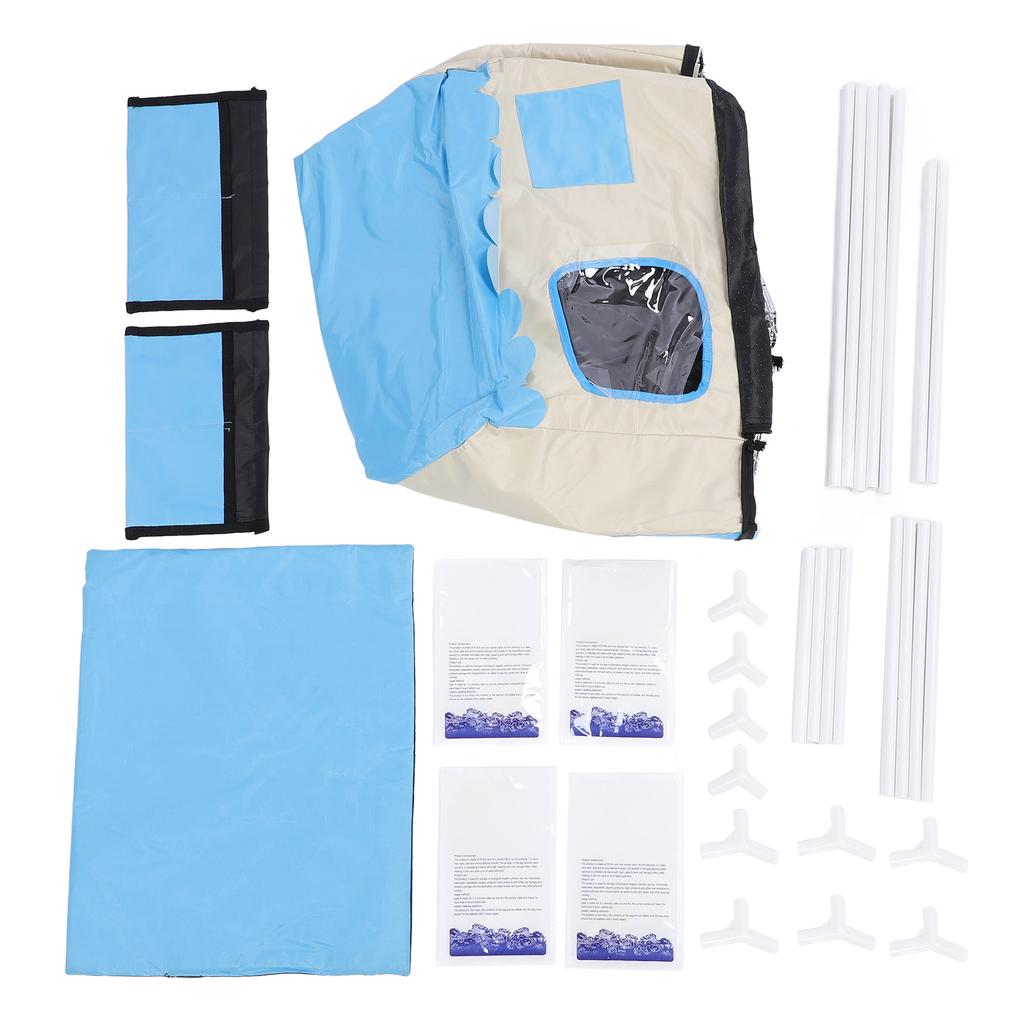 Pet Cooling House Portable Waterproofing Enclosed Cat Cooling Ice House for Home Indoor Outdoor