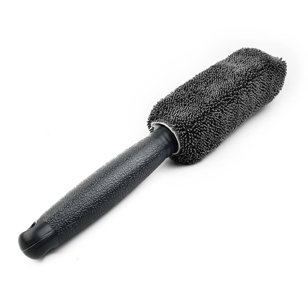1pcs Wheel Cleaning Brush Black Bristle Clean Cleaner