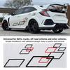 100x38cm Car Body Side Sticker PVC Decals   Sport Styling Decoration Auto Truck Racing Accessories