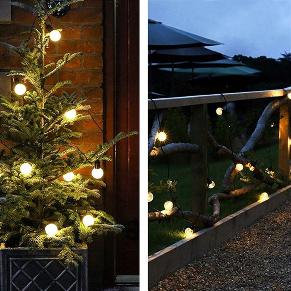 New Type Retro Bulb Light String Transparent Outdoor Decoration LED 50 Lamps, 13m