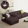 Waterproof Living Sofa Cover Solid Color Elastic Corner Couch Covers Designed For Living Room Home Decor 1 /2 /3 /4 -Seater L Shape Living Sofa