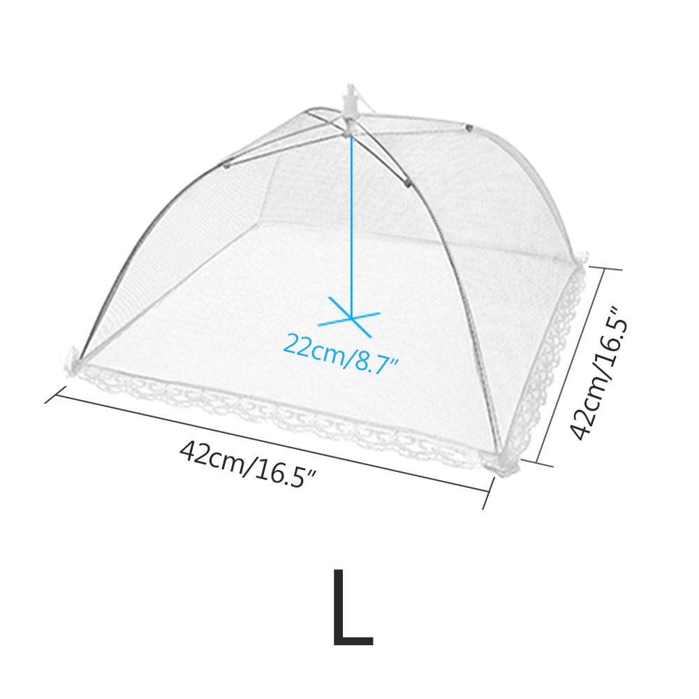 Foldable Food Cover Meal Gadgets Anti Fly Mosquito Mesh Kitchen Umbrella Tent Vegetable Reusable BBQ Fruit Protection Food Tools