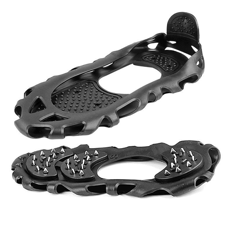 Outdoor Mountaineering Anti-skid Crampons 30 Teeth Ice and Snow Alloy Anti-skid Shoe Covers Crampons Snow Climbing Crampons Foot Covers