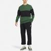 Nike Color-Block Logo Embroidered Crew Neck Sweatshirt Men Sweatshirt Green FB7849-323