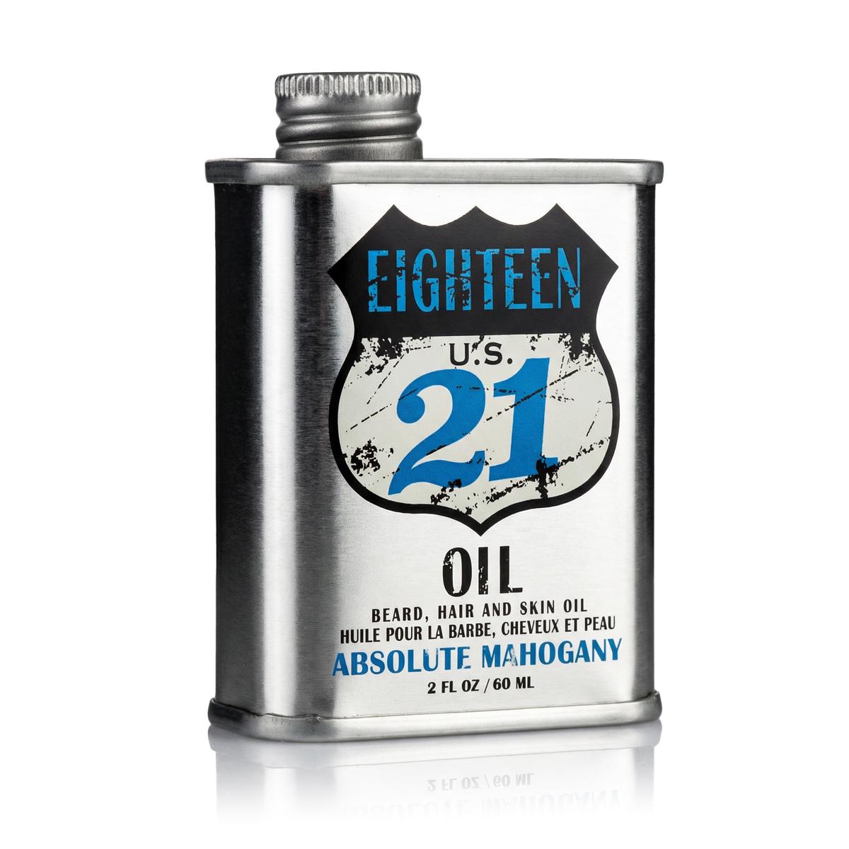18.21 Man Made Bart-, Haar- und Hautöl - Absolutes Mahagoni 60 ml