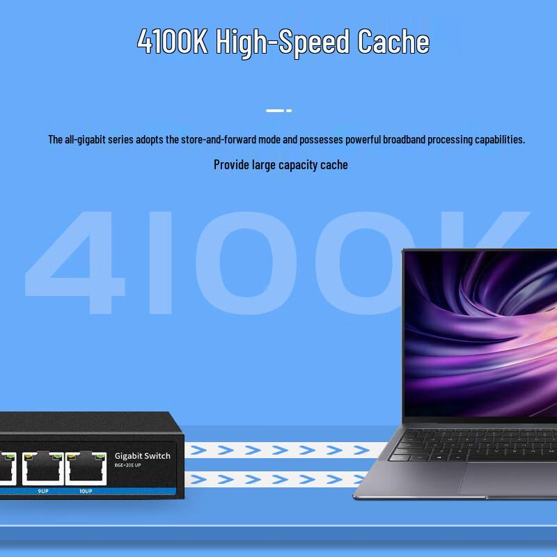Fengyingzi 10-Port Gigabit Ethernet Switch