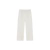 FILA Embroidered Logo Print Casual Wide-Leg Knitted Sports Pants Women bottoms Jade-White F11W418607F-IV