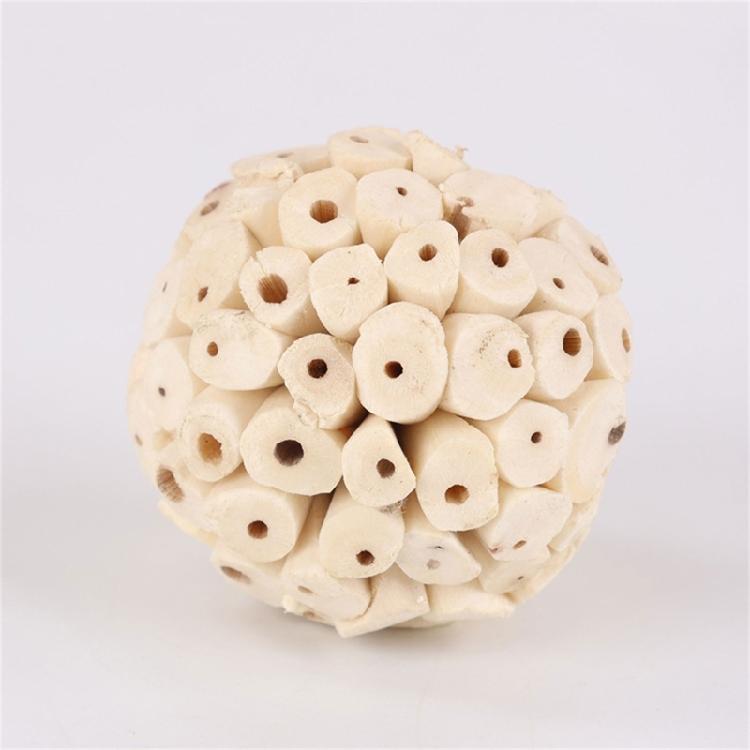 Parrots Natural Grass Balls Toy Cage Hanging Balls Lovebirds Tearing Biting Toy