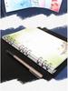 Ancient Poetry B5 Notebook with Detachable Pages - Chinese Style Double-Sided Illustrations