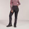 adidas Stella McCartney Knitmix Legginsy Damskie w Jednolitym Kolorze z Nadrukiem Logo Czarne HM8170