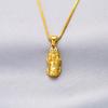 Korean Style Brass 3D Pixiu Bangle with Lucky Beads for Women