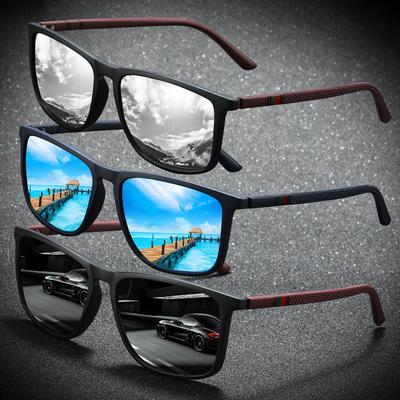 2/3PCS NEW Square Polarized Sunglasses Anti Glare Sun Shades For Summer Party Vacation Travel Driving Fishing UV400