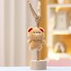Panda Keychain Rabbit Cute Cartoon Girl Backpack Decorative Pendant Doll Plush