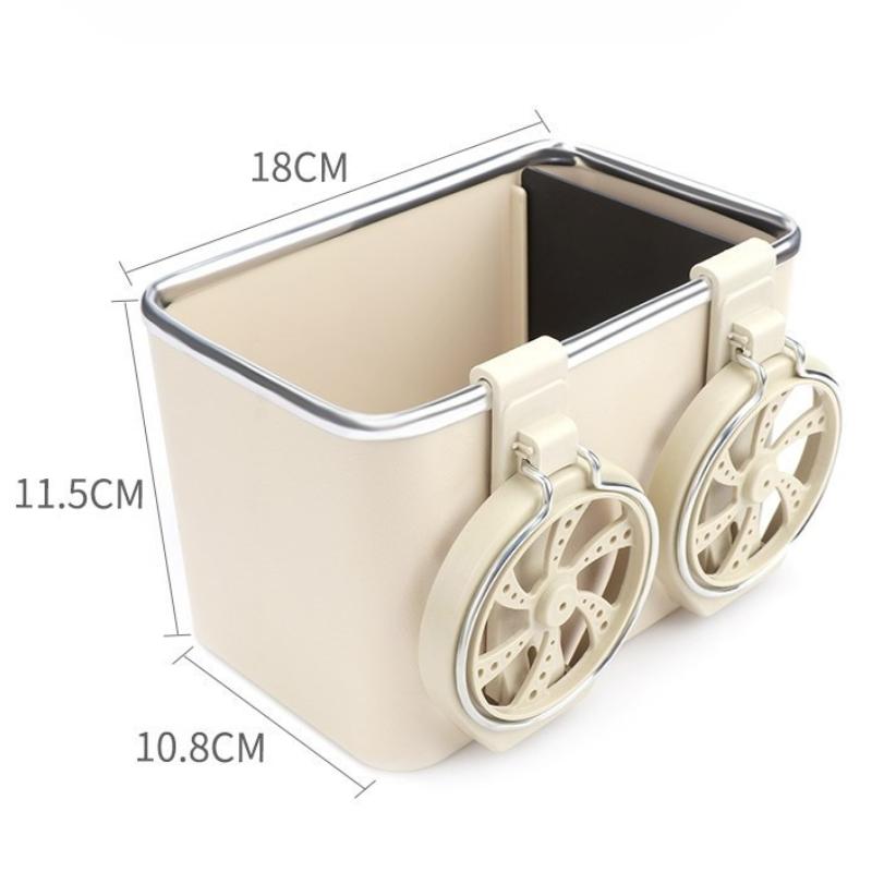 Multi-Functional Car Handrail Storage Box with Detachable Cup Holder And Tissue Paper Organizer - Car Console Storage Solution