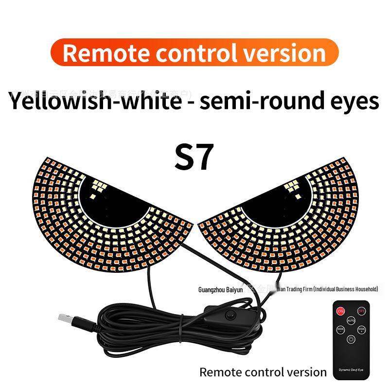 Cross-Border LED Rear Windshield Expression Light with Remote Control