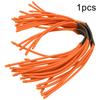 Schleuder Gummiband Ersatz Schlauchförmiges Elastisches Bungee für Gaming Verlängert Verdickt 5-adrig 18cm Orange