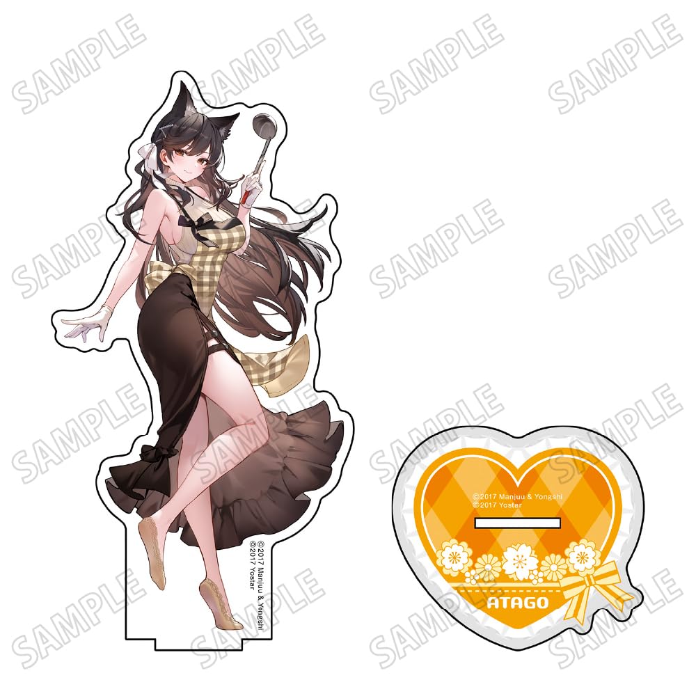 

Medicos Entertainment Azur Lane Original Big Acrylic Stand Atago H170 x W95mm Acrylic [Apron ver.] 2 Approx.