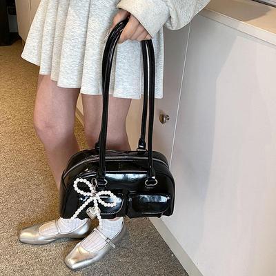 Korean-Style Large Capacity Ballet Bow Handbag for Women - 2026