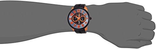 Tendence Altec Gulliver 51mm Men's Watch, Orange Dial, Aluminum, Mineral Glass, Quartz Movement, Black (TY146003) [Parallel Import]