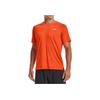 Under Armour Solid Logo Casual Crew Neck Pullover Sports Short Sleeve Raglan T-Shirt Men T-Shirts Orange 1361469-825