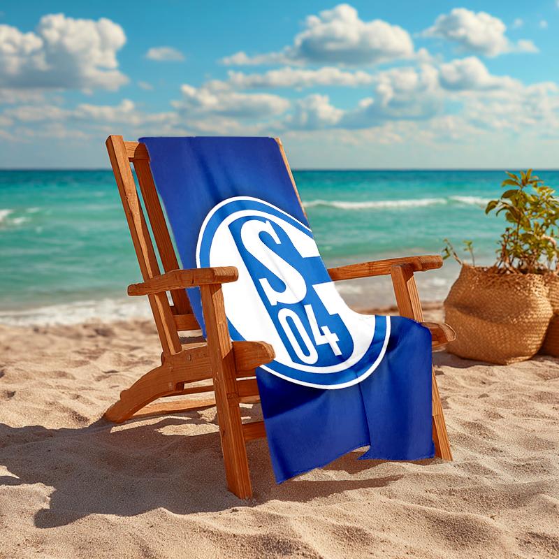 1pc Football Team (48) Beach Towel, Comfortable and Thick, and Swimming/Bath/Picnic/Camping Towel, Suitable for Seaside Beaches