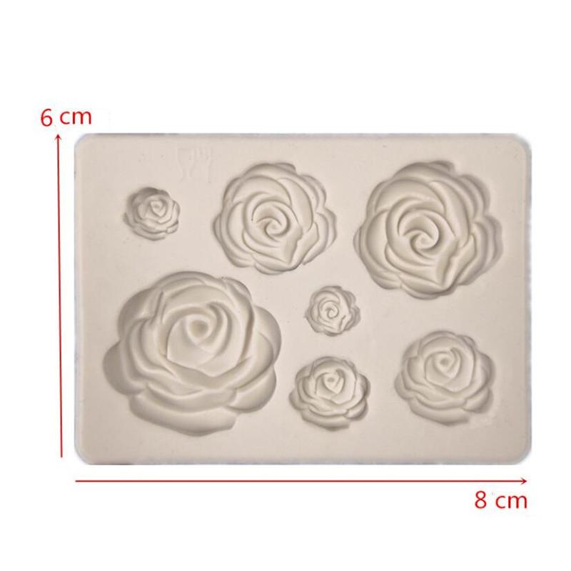 1 Stück, Rosenblattform Schokoladenform, 3D Silikonform, Blattform Bonbonform, Fondantform, Blütenpasteform, für DIY Kuchen Dekoration