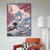The Great Wave of Kanagawa Ukiyoe Japanese Art Vintage Poster Canvas Painting Famous Wall Pictures Living Room Home Decor