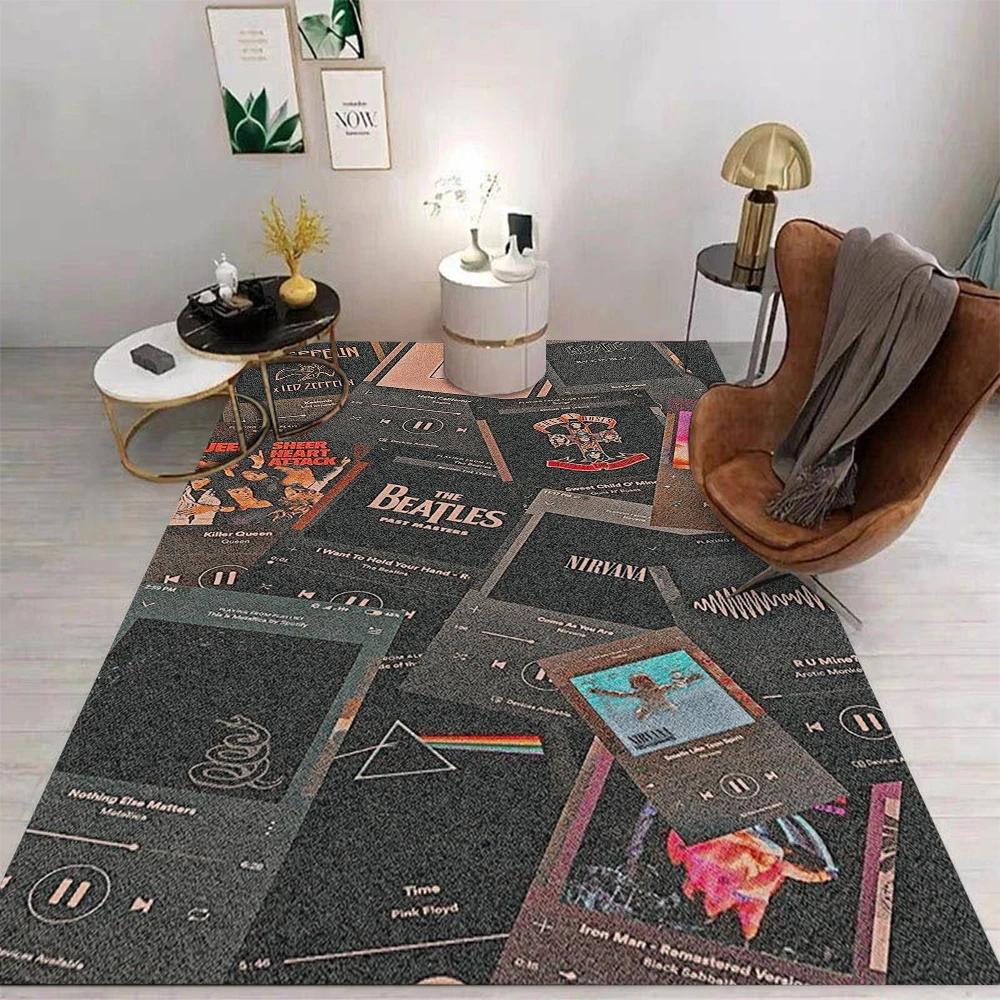 Bookshelf Carpet Cartoon Living Room Bedroom Kitchen Sofa Table Balcony Rug Non-slip Washable Mat Exquisite Ornaments