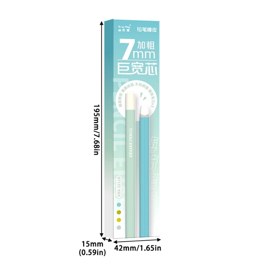 4pcs/set Colorful Pencil Rubber Pencil Shape Correction Eraser Multifunctional Eraser  Gift