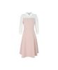SOUP Contrast Flare Midi Dress (Sa3Opm5)