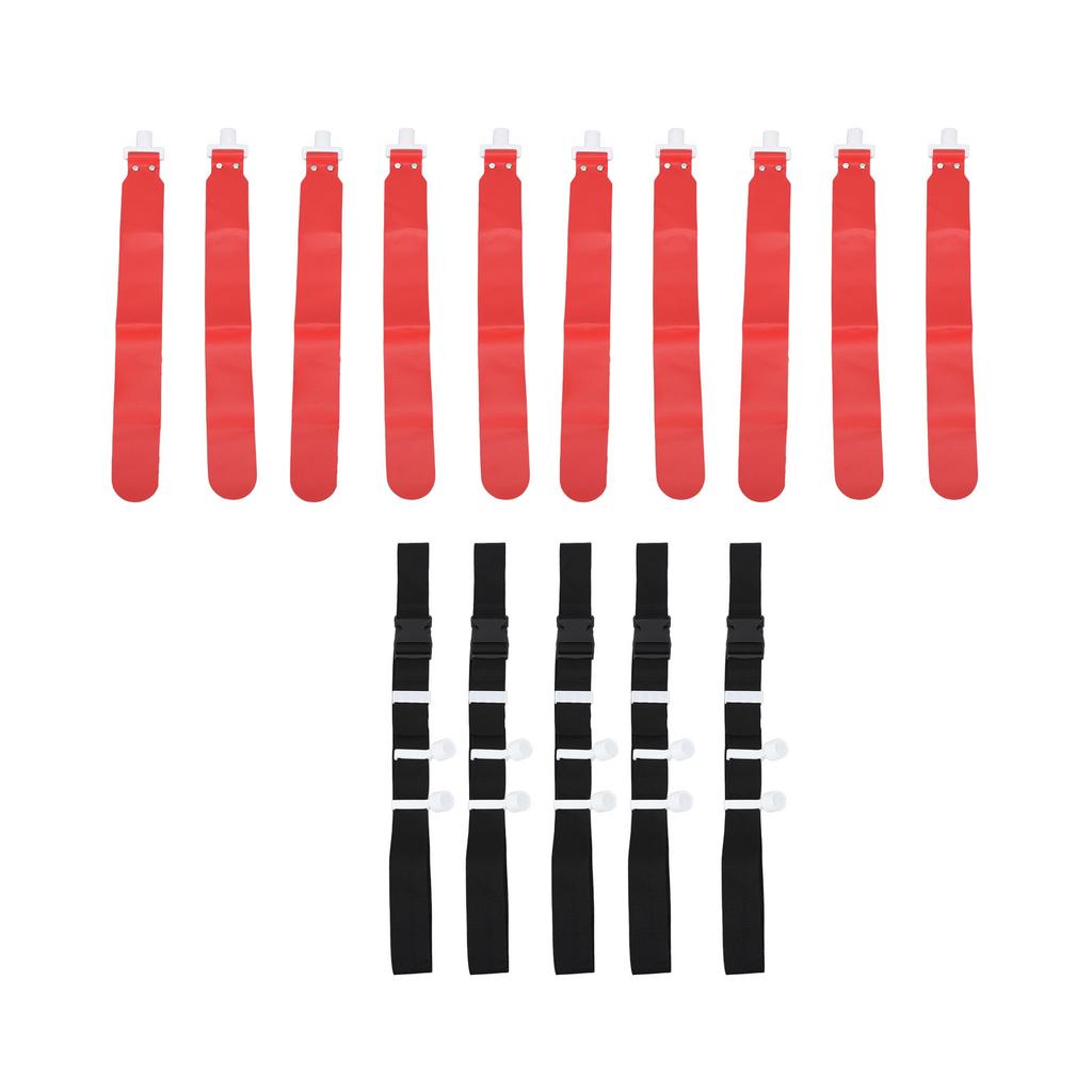 Flag Football Equipment Adjustable Flag Football Set  PP Practical Adjustable for Football Field