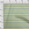 oneOone Cotton Flex Olive Green Fabric Chevron Sewing Material Print Fabric By The Yard 40 Inch