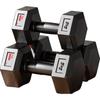 Li-Ning Hexagonal Rubber Dumbbell Pair
