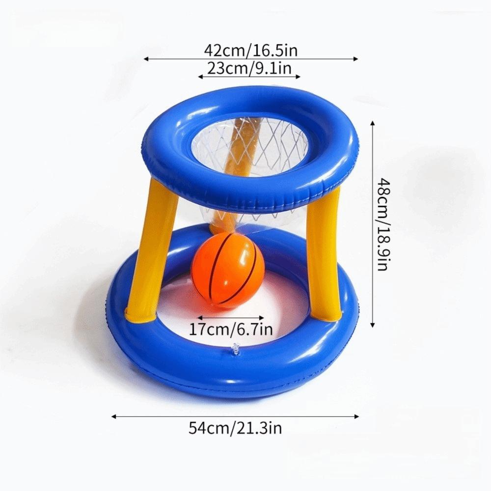 

with Ball Inflatable Basketball Hoop Interactive Basketball Water Games Summer