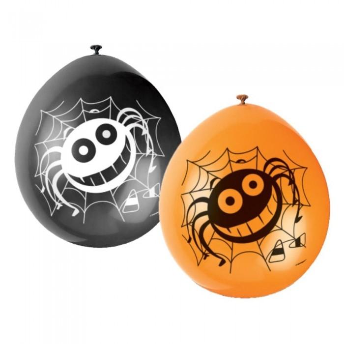 Unique Party Latex Spider Halloween Balloons (Pack of 10)