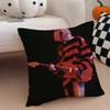 Grunge American Handsome Singer K-Kurt Cobain Cushion Cover Throw Pillow Cover Hidden Button Durable Polyester Chair Cushion