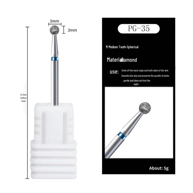 Russischer Diamantschleifer Maniküre-Werkzeug zur Nageloberflächen-Vorbehandlung