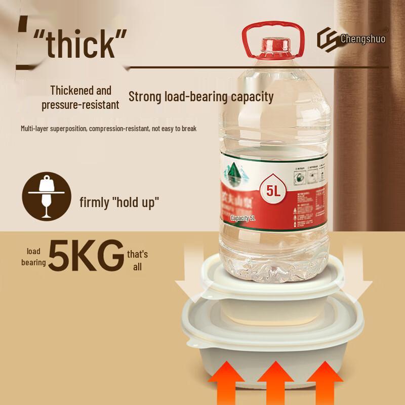 Disposable 1000ml Corn Starch Degradable Meal Boxes