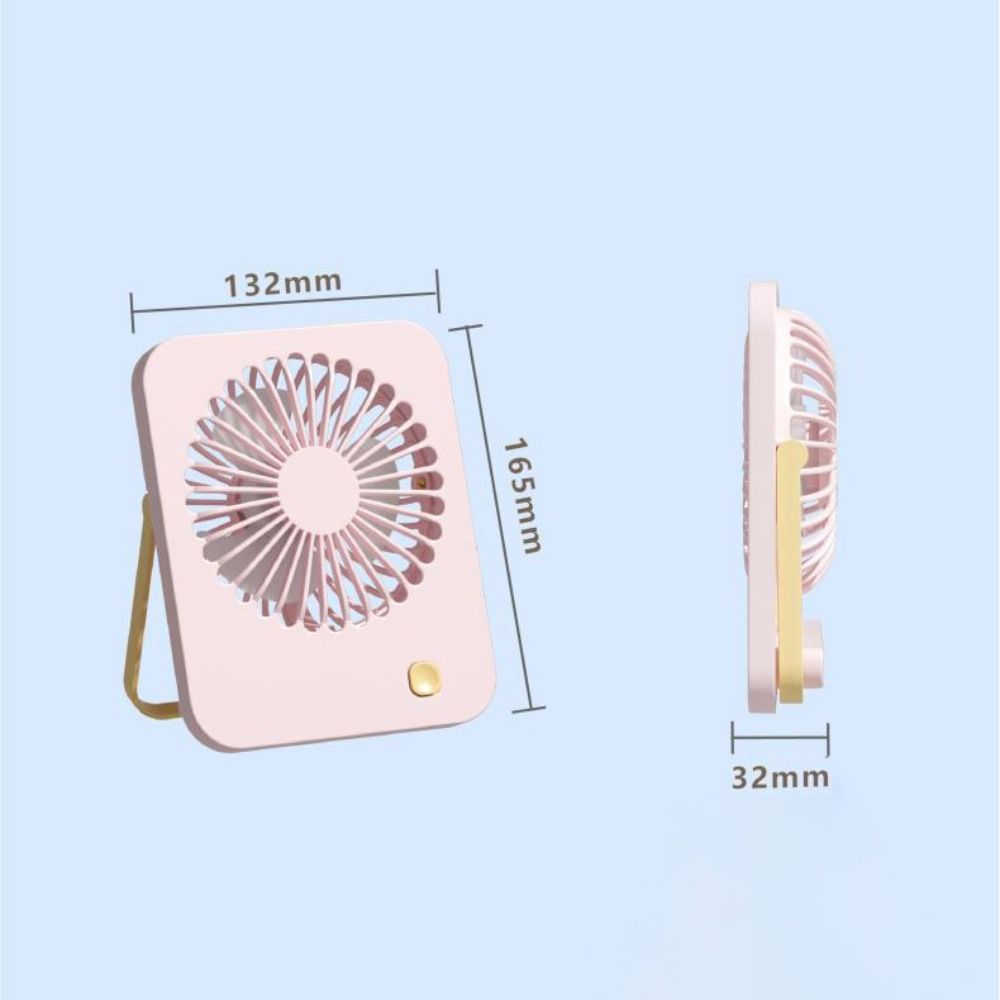 Ultra-thin Desk Fan 180° Adjustable Electric Fan Portable Foldable Table Fan  Home